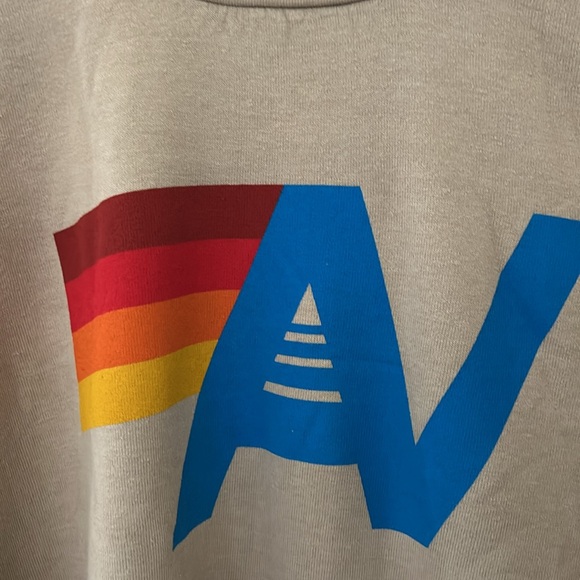 Aviator Nation, NWT Logo women's sweatshirt XL color sand - Picture 3 of 8